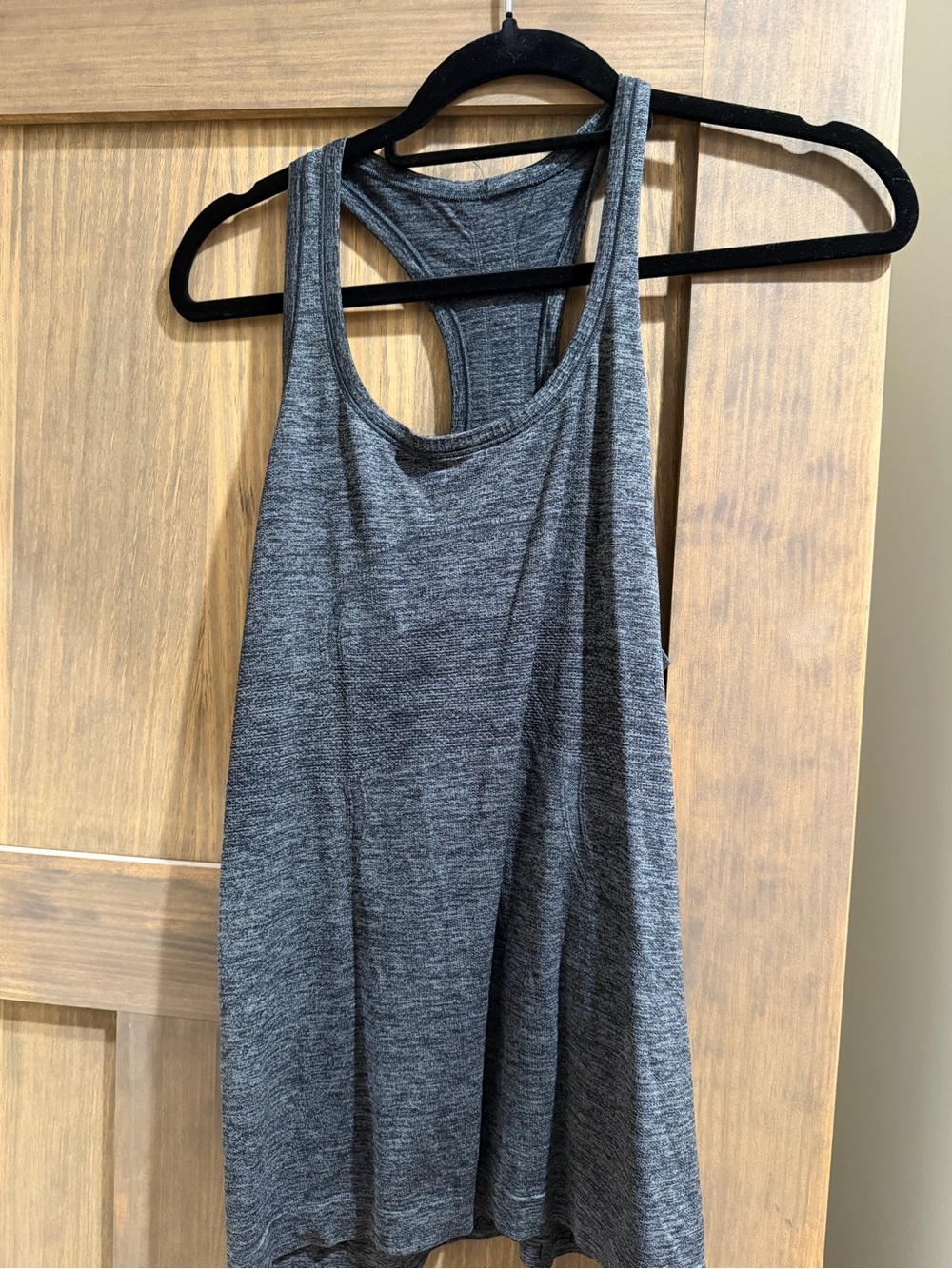 lululemon athletica Heathered Gray Racerback Tank